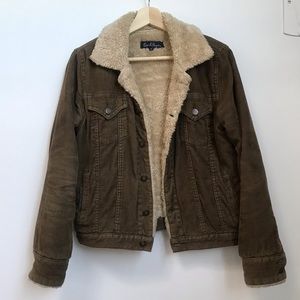 Earl Jeans Corduroy Sherpa Jacket